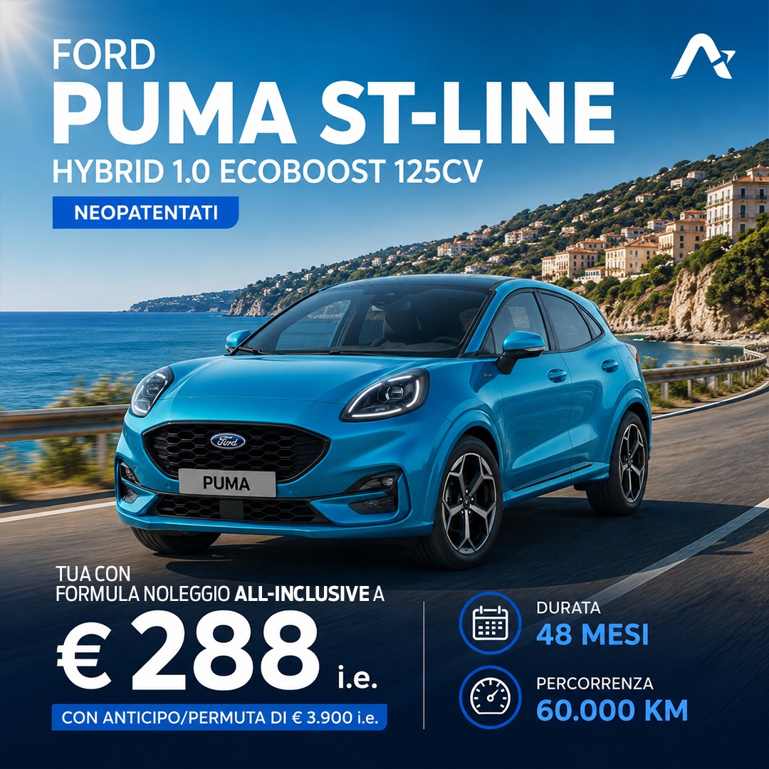 Puma ST-Line 1.0 EcoBoost Hybrid 125cv Neopatentati